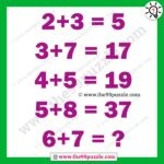 Brain Teaser Math Puzzles For Genius – Puzz100