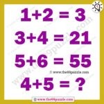 Brain teaser maths puzzles for intelligent people – Puzz103
