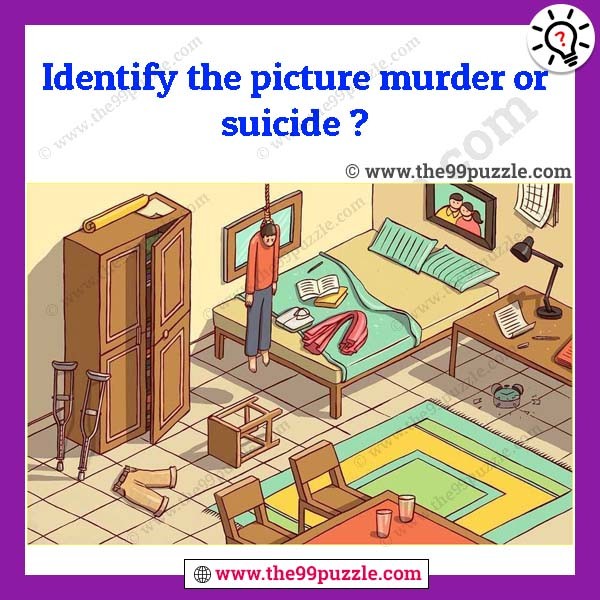 Can you identify the picture murder or suicide?