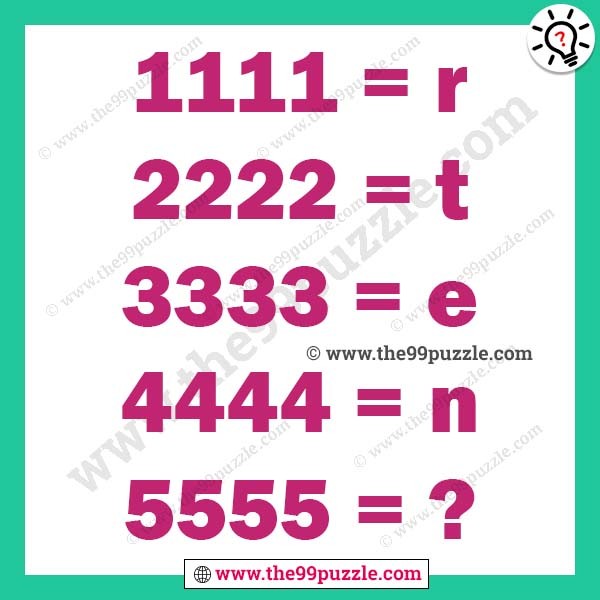 Tricky letter puzzles for teens