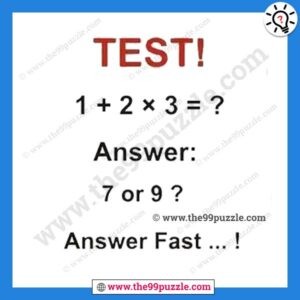 Brain confusing math puzzles with answer