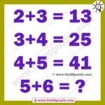Simple Logical Equation Picture Puzzle With Answer – Puzz120