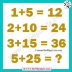 Simple Math Logic Equation with Answer – Puzz129