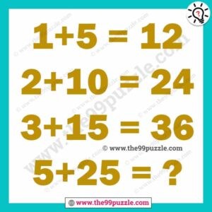 Simple Math Logic Equation with Answer