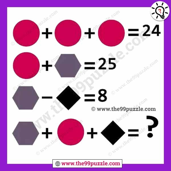 Shape picture math equation with answer