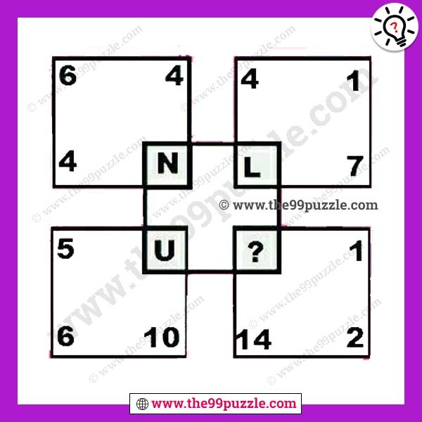 Which letter replaces the question mark?