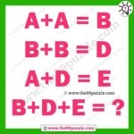 Logical reasoning letter puzzles for adults – Puzz146