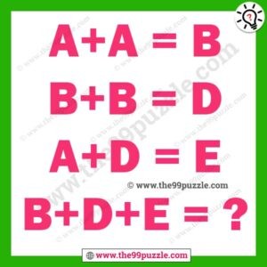 Logical reasoning letter puzzles for adults
