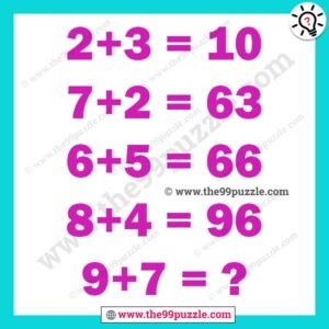 Mind challenging maths logical questions and answers – Puzz156