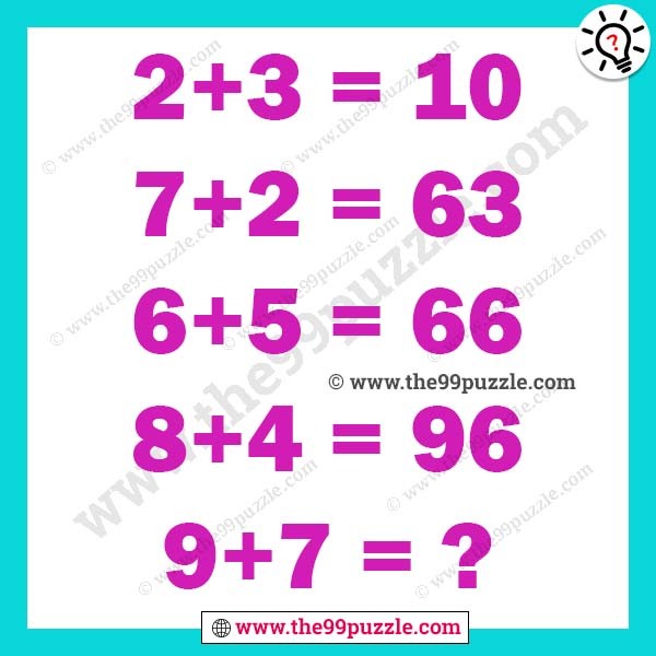 Mind challenging maths logical questions and answers