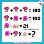 Mushroom Picture Puzzle with answer – Puzz158