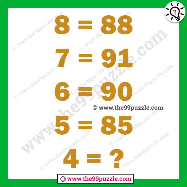 Maths Mind Blowing Question For Adults with Answer