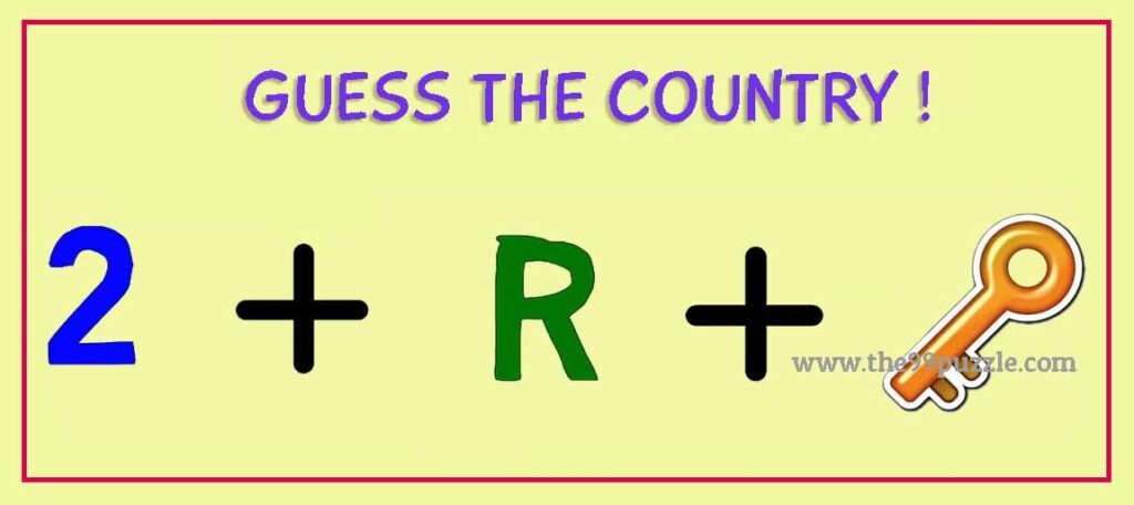Guess the country name by emoji.