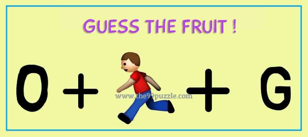 Guess the fruit.