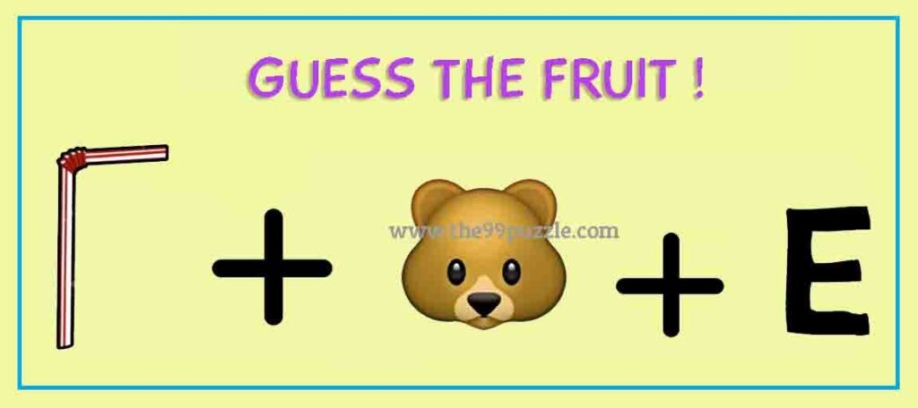 Guess the fruit.