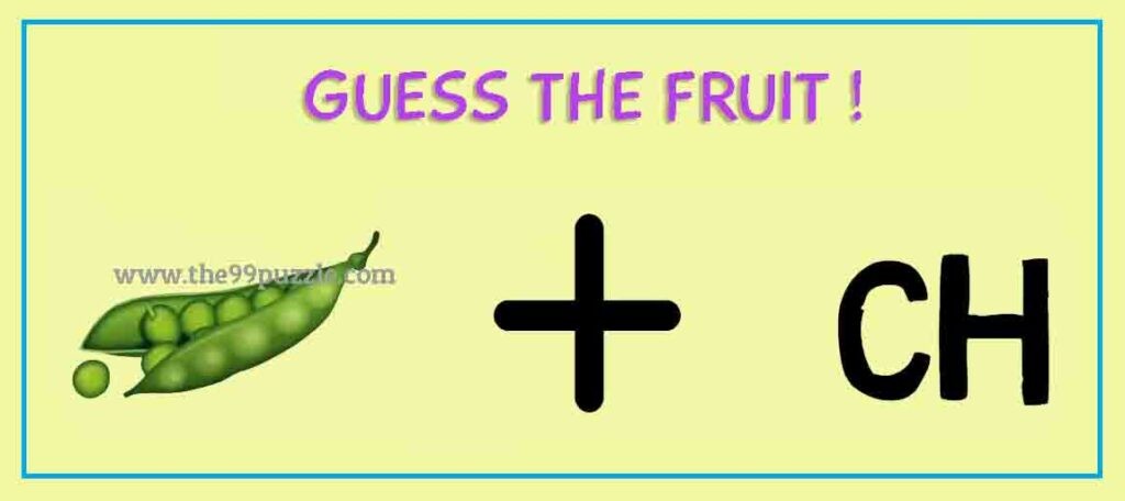 Guess the fruit.
