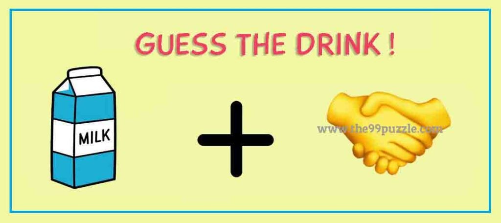 Guess the drink by emoji.