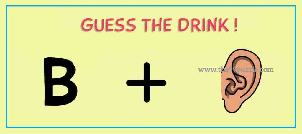 Guess the drink by emoji.
