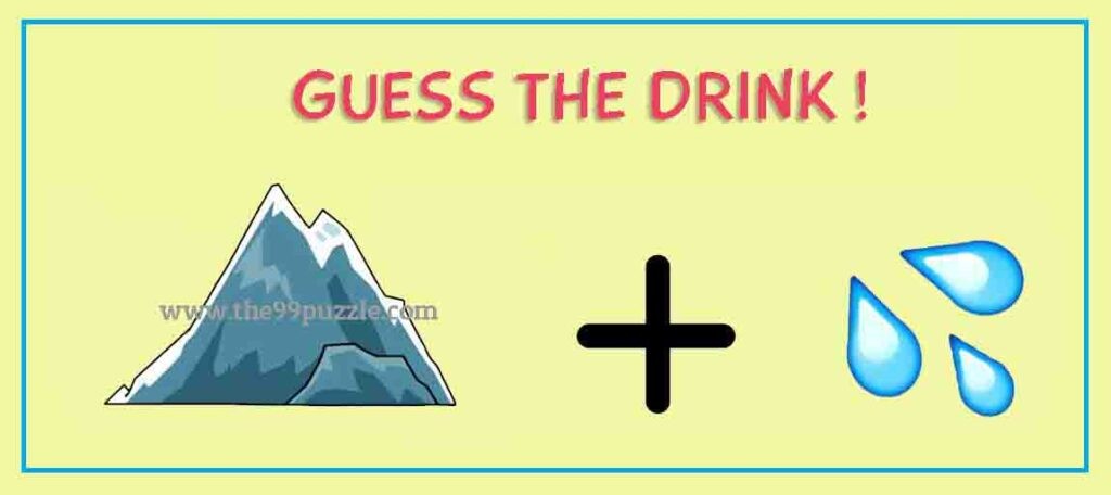 Guess the drink by emoji.