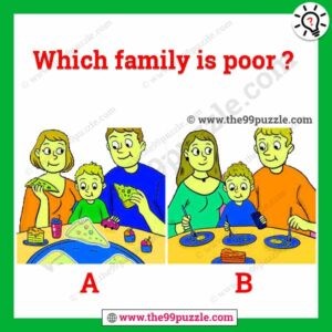 Which family is poor? – Puzz150