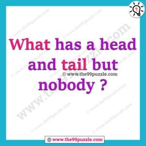 What has a head and tail but nobody? – Ridd127