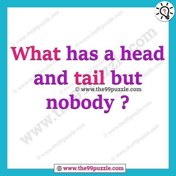 What has a head and tail but nobody?