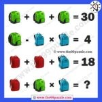 Bag pictures puzzles math equation for genius – Puzz187