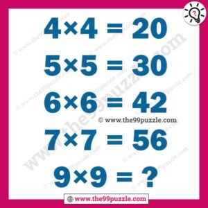 Brain test logical math puzzle with answer