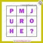 Easy letter puzzle with answer for students – Puzz194