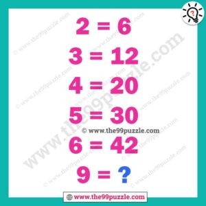 Brain teaser math riddle for adult with answer – Puzz199