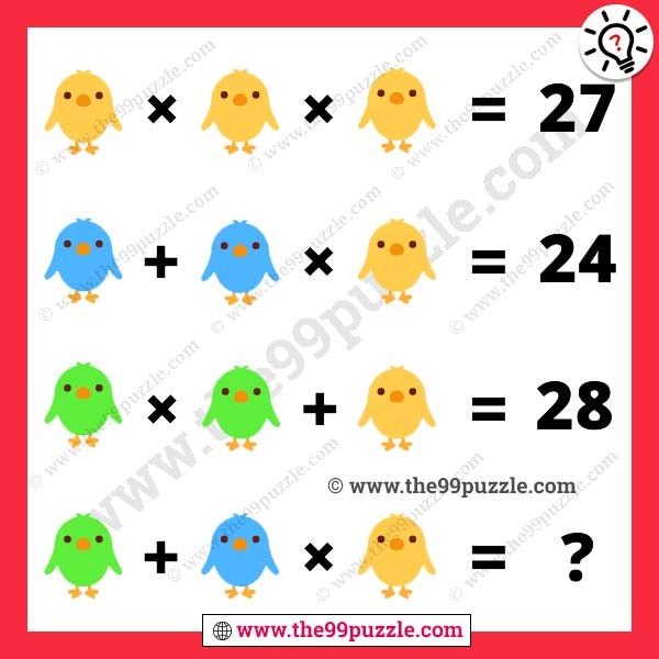 Bird picture brain teaser puzzle with answer