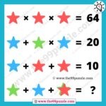Star picture puzzle with math tricks – Puzz225