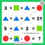 Shape picture math reasoning with answer – Puzz235