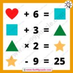 Find out each shape value with answer – Puzz249