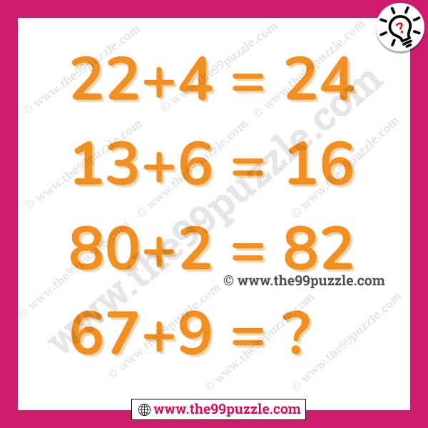 Challenging brain teasers math for adults with answer
