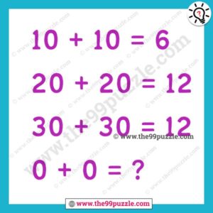 Fun tricky math puzzle for adults and kids