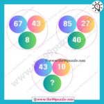 Mathematics equations circle puzzle for kids and adults with answer – Puzz284
