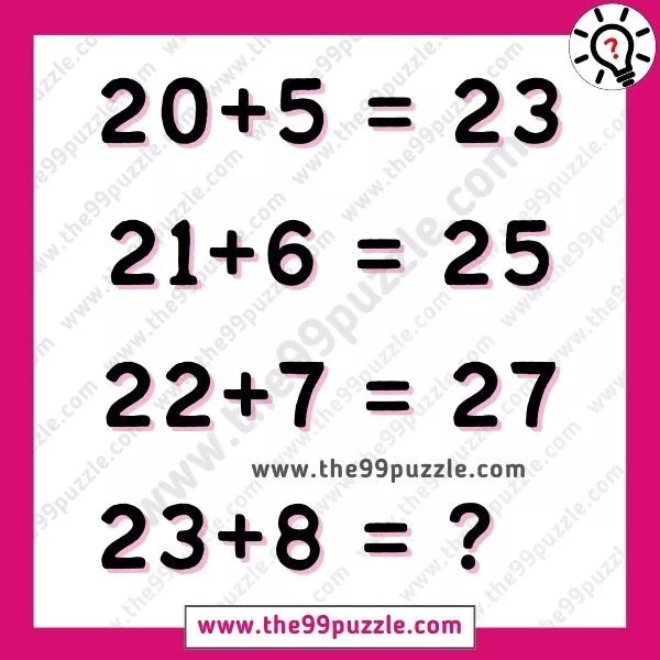 Cracking the math logic equation with answer