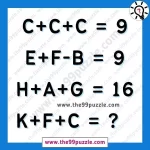Brain Twisting Letter Puzzle Question with Answer – Puzz300