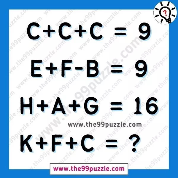Brain Twisting Letter Puzzle Question with Answer