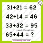 Genius brainteaser math puzzle for adults with answer – Puzz303