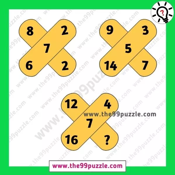 Mathematical puzzle of brain teaser with math tricks