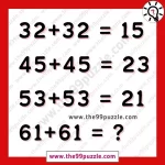 Math equation challenge for puzzle lovers with answer – Puzz321