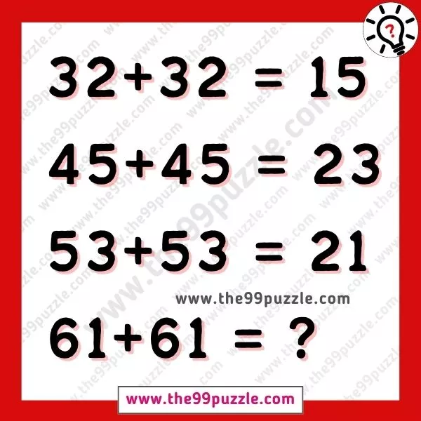 Math equation challenge for puzzle lovers with answer