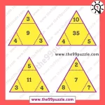 Triangle logical math puzzle: Can you replace the question mark? – Puzz341