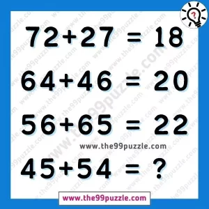 Fun Math Logical Reasoning Puzzle: Can you solve this question?