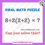 Viral Brain Teasers Puzzle: Can you solve this math? – Puzz345