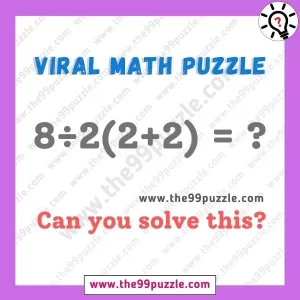 Viral Brain Teasers Puzzle: Can you solve this math? – Puzz345