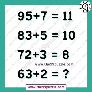 Simple Logic of Math Puzzle: Can you crack the logic and solve equation? – Puzz363