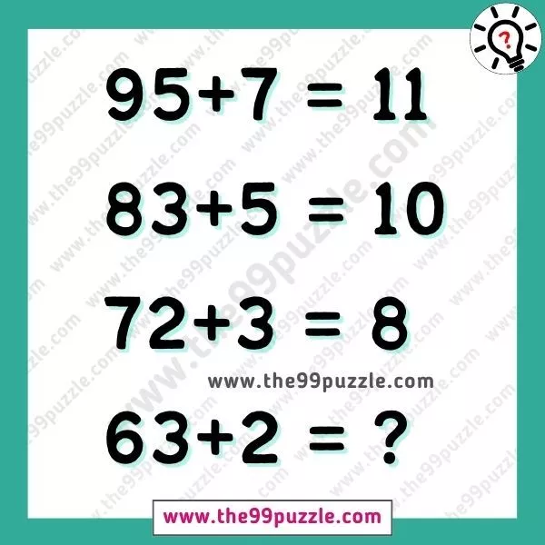Simple Logic of Math Puzzle: Can you crack the logic and solve equation?